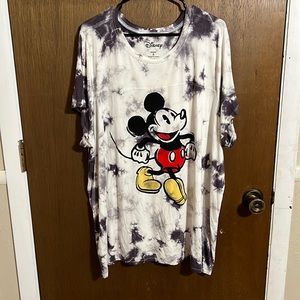 Mickey Mouse tye dye soft shirt Disney Torrid 5X